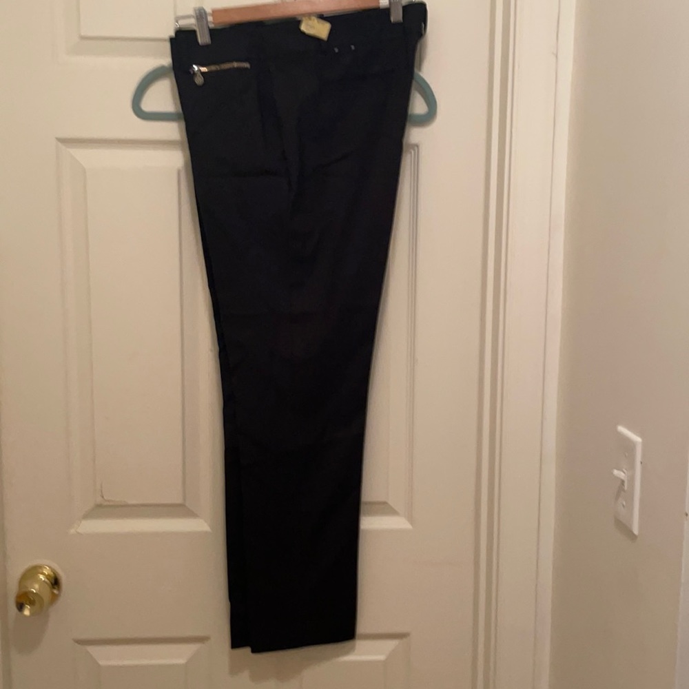 Straight leg black pants size 12